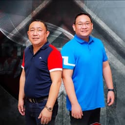 Dante Hinlo and son Paul Hinlo