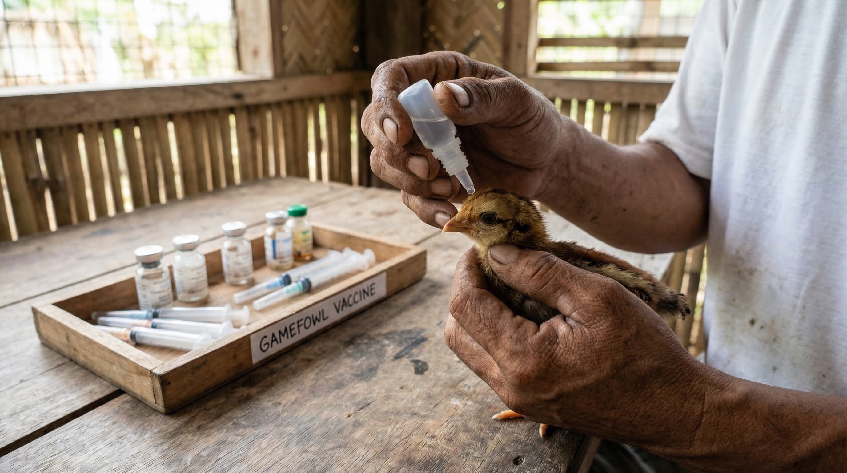 Gamefowl Vaccination Program: The Right Vaccines and Schedule for Healthy Fighting Roosters